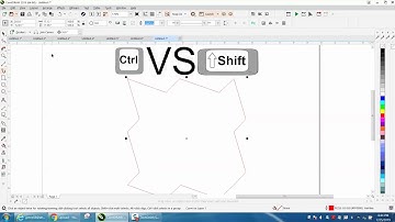 Corel Draw Tips & Tricks Select nodes Shift or Ctrl Keys