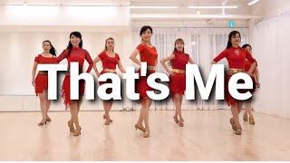 Thats Me Line Dance Improver L 댓츠 미 라인댄스 L Linedance