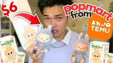 I Bought LABUBU POP MART From TEMU...