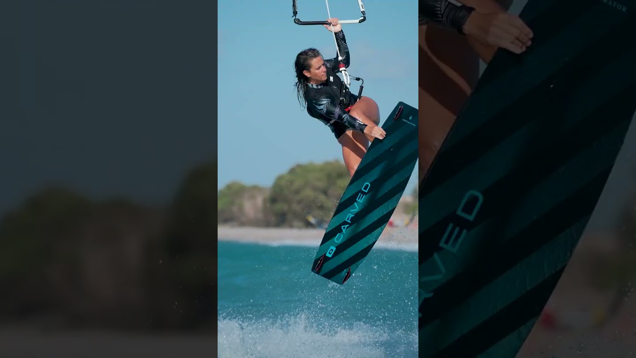 Ride the Blue Waves: @los_julios Takes Imperator 7 Limited Edition Kitesurfing in Rhodes