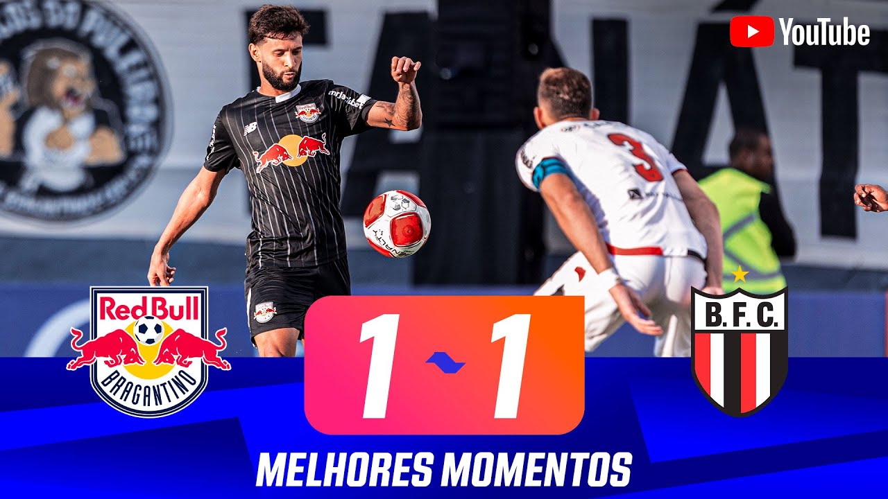 RED BULL BRAGANTINO 1 X 1 BOTAFOGO | MELHORES MOMENTOS | 3ª RODADA ...