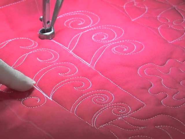 Stipple Meander Stencil - Intro to Free Motion Quilting 