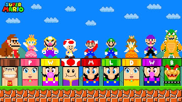 What if Super Mario had Custom Pipes All Characters?