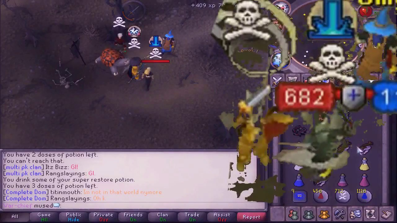 Runescape - Mused Hybriding Pk video one | Turmoil | Zerker | High risk  | Edited by Terry