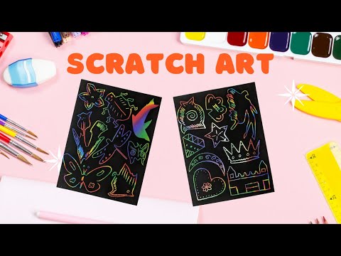 Scratch Art For Beginners Scratch Paper Art Ideas For Kids