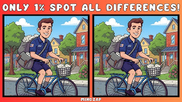 🧠 Train je Hersenen: Zoek de 3 Verschillen | 5 Leuke Zoek-de-verschillenpuzzels ✨