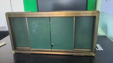 Mini Small Borderless Frameless Sliding Blackboard Chalkboard Whiteboard Frame Cabinet System Unit