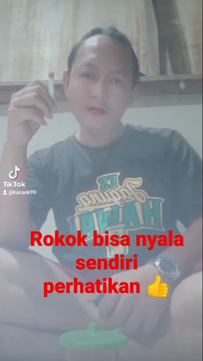 Rokok bisa menyala sendiri perhatikan ‼️#rokokindonesia @KacangSmoker