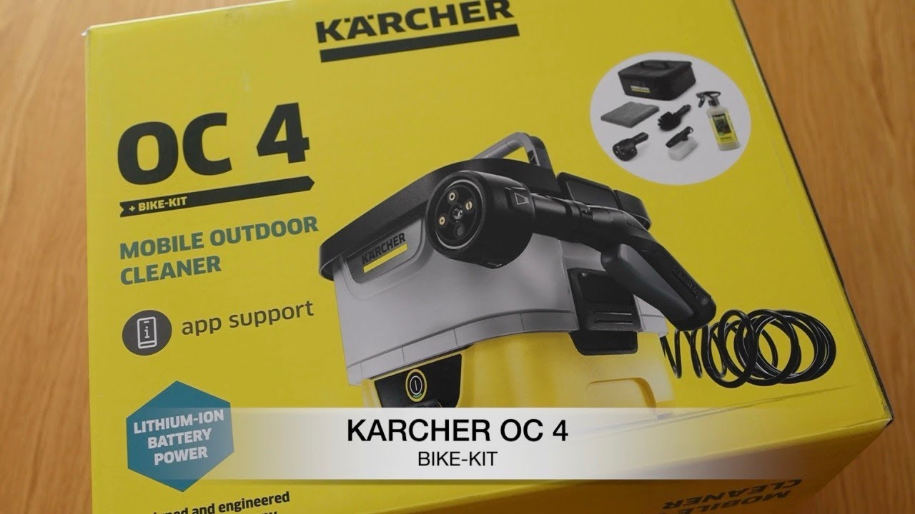 Karcher OC 4 + Bike-Kit | Unpacking