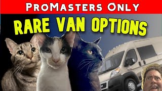 Ram Promaster Somewhat Rare Options that Your Van Probably Doesn t Have - who knew Promasters Only