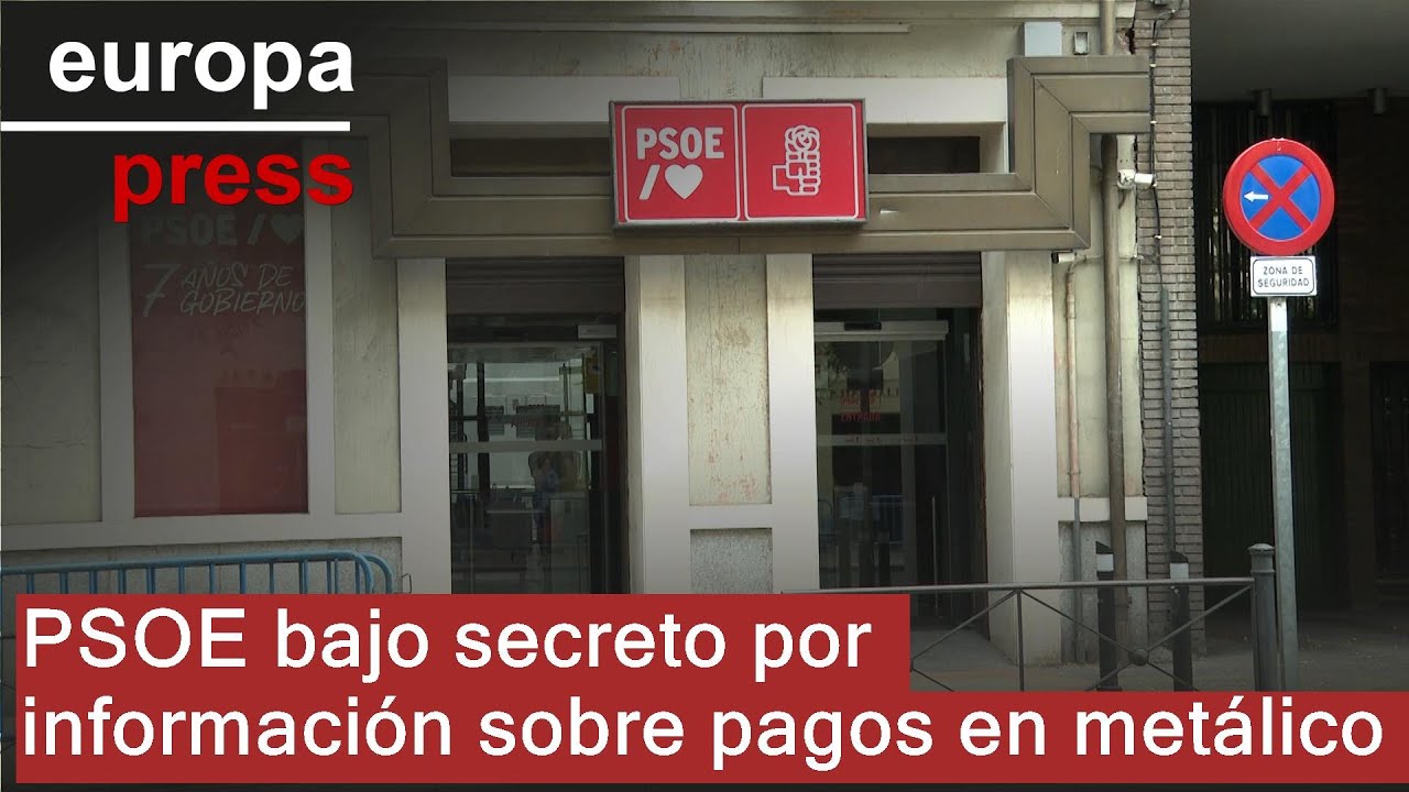 AN pone bajo secreto información aportada por PSOE sobre sus pagos en metálico