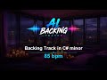 R&amp;B Soul Jam Track in C# minor – 85 BPM (AI Backing Track)