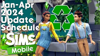 The Sims Mobile Jan 29th Update Schedule [Jan-Apr 2024] @RachybopGaming