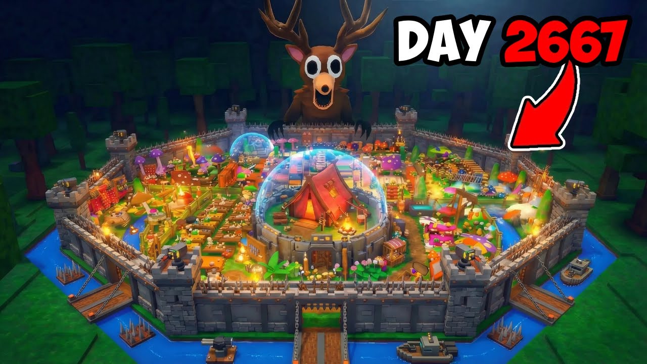 Building SAFEST AFK BASE in 99 Nights in the Forest