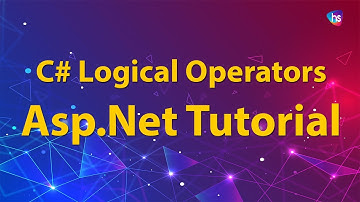 Free C# Tutorial C# Logical Operators Free C# .net programming operators | Sekharmetla | Harisystems