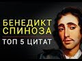 БЕНЕДИКТ СПИНОЗА | ТОП 5 ЦИТАТ | #2