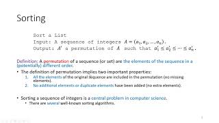 Bubble Sort - Loop Invariant - Proof of Correctness - Discrete Math for Computer Science