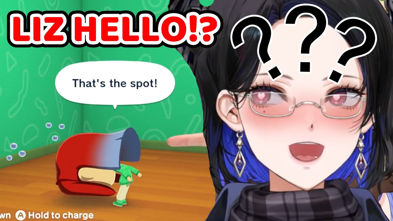 Nerissa is Speechless when Liz start doing something SUS in Tomodachi Life (Hololive)