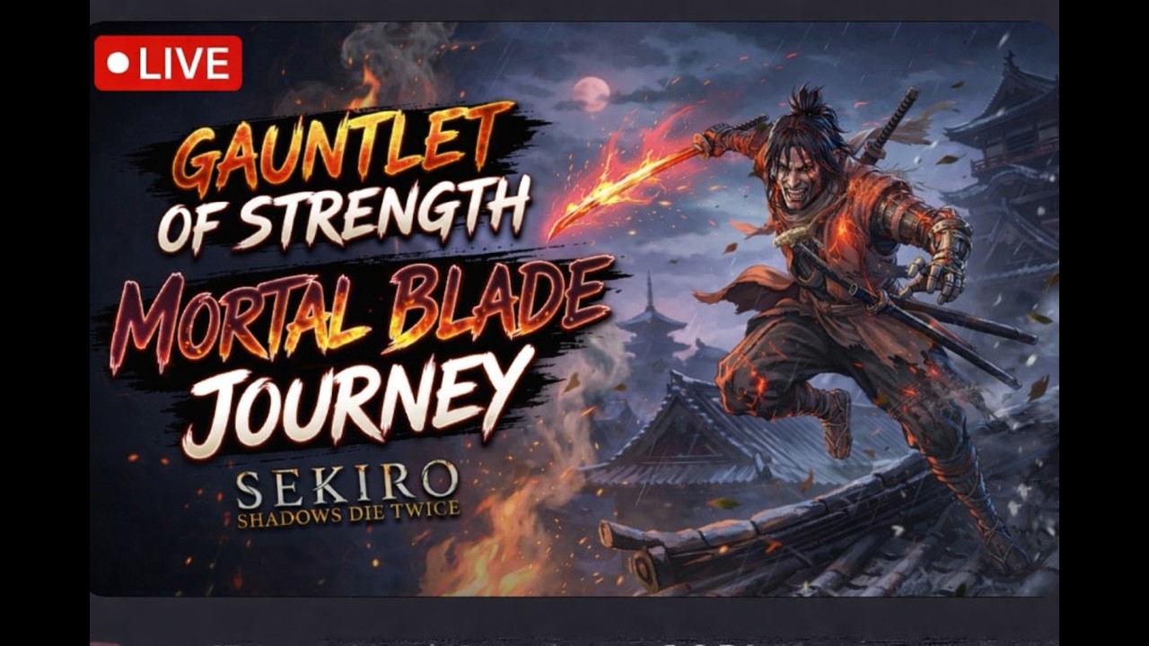 FIRST TIME PLAYING A GOD LEVEL TEST  | SEKIRO MORTAL JOURNEY LIVE |AJ Gamer Tamil
