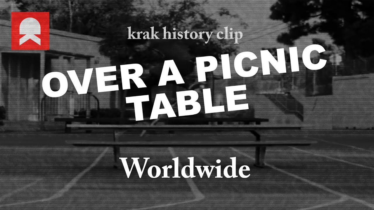Best Tricks Over A Picnic Table krakhistoryclip YouTube