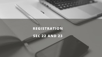 #23 Registration section 22 and 23 / gst / indirect taxation
