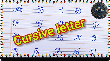 How to Write Cursive Letter / Easy Cursive Handwriting Tutorial