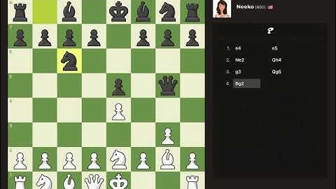 I beat Neeko in chess .com