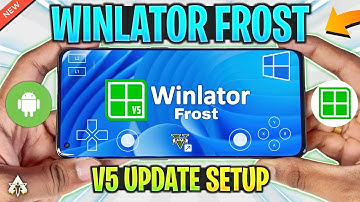 WINLATOR FROST V5 NEW UPDATE - SETUP/SETTINGS & GAMEPLAY TEST | WINDOWS EMULATOR ANDROID