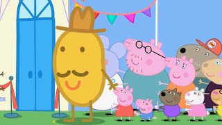 Mr Potato Opens a Sports Centre - Peppa Pig and Her Friends Attend the Opening Resimi