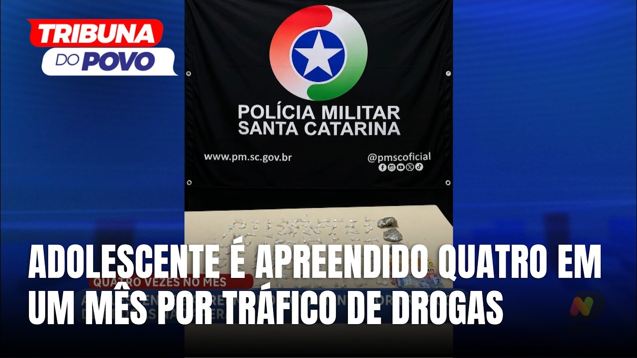 PM apreende adolescente quatro vezes por tráfico na Tapera