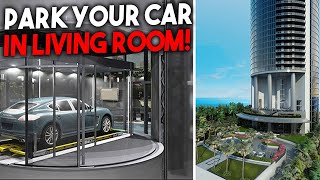 Miami high-rise where you can park your car in the living room