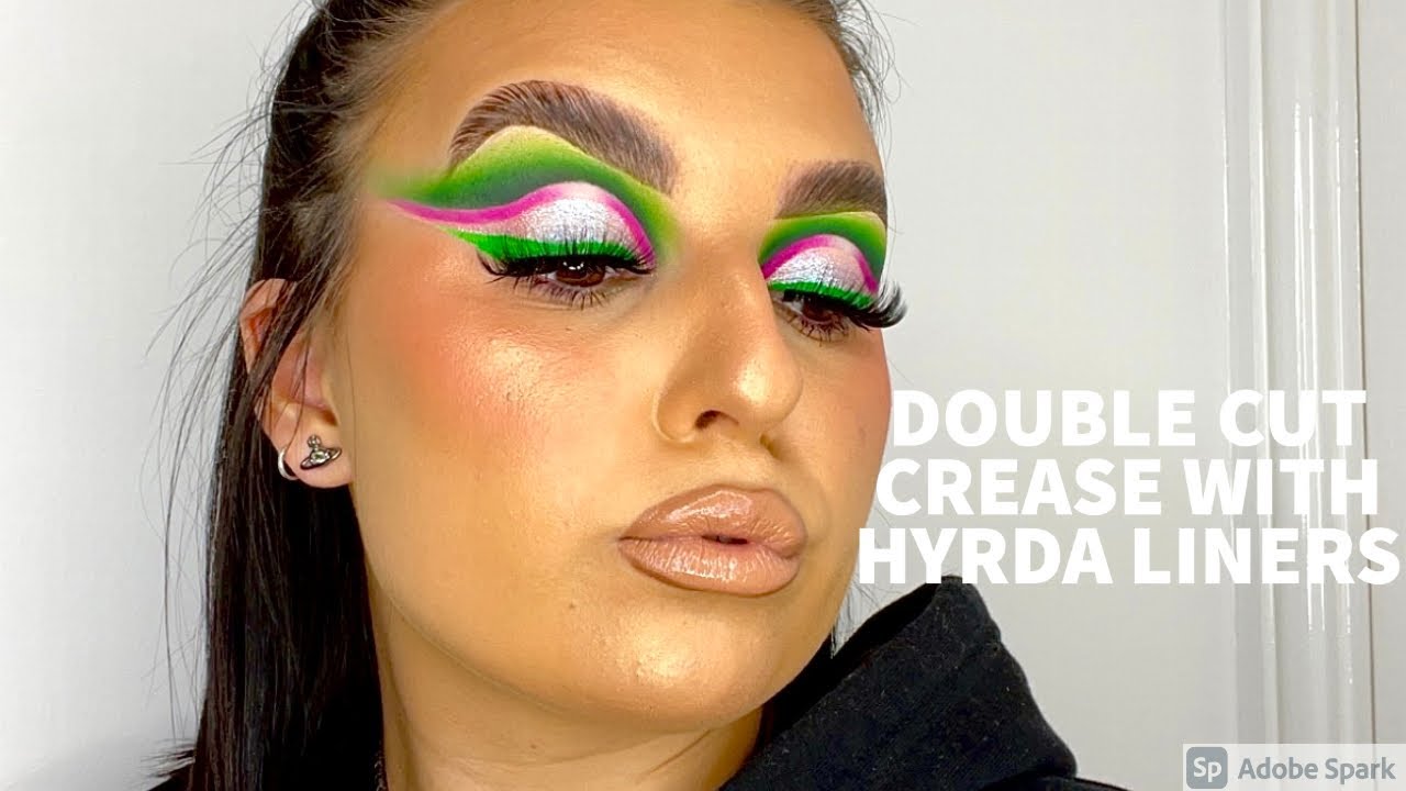 DOUBLE CUT CREASE TUTORIAL | HYDRA LINERS |