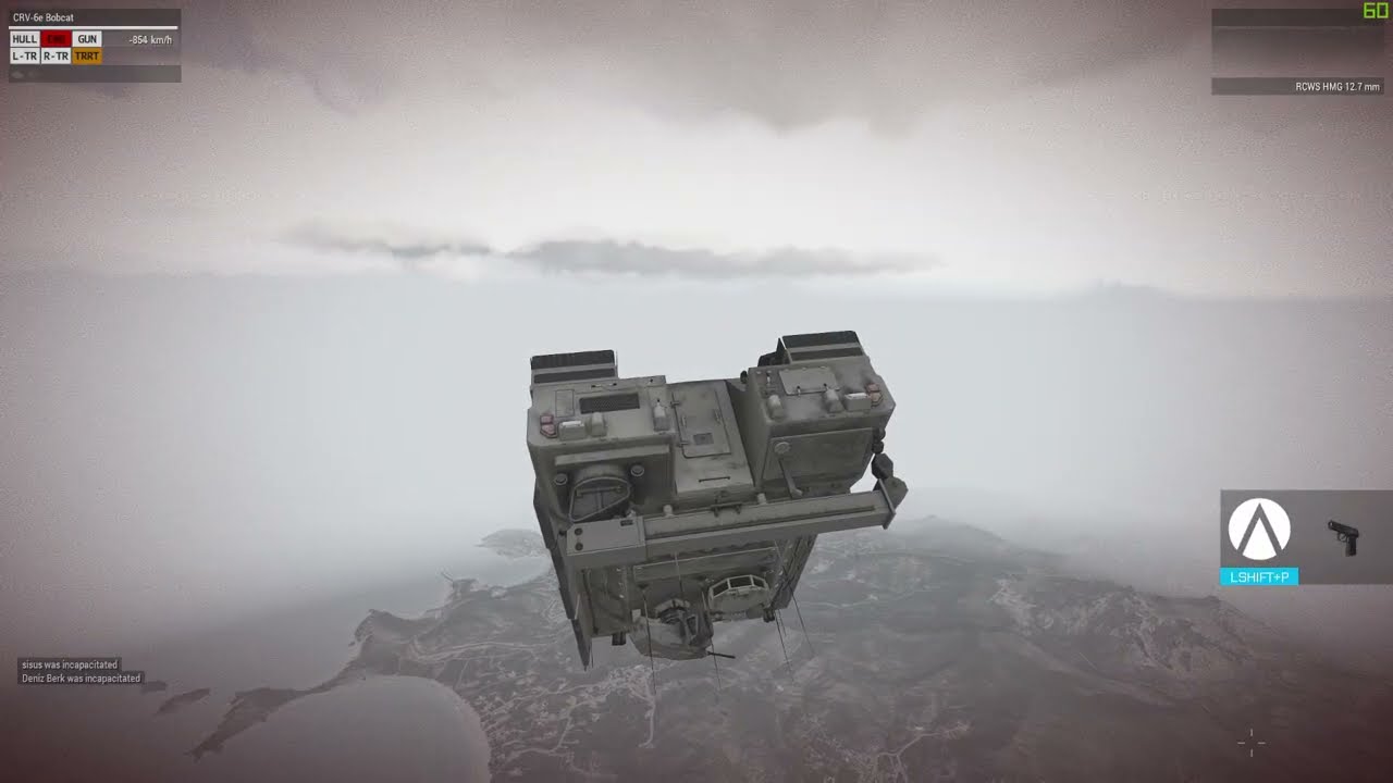 Arma 3 physics Flying APC