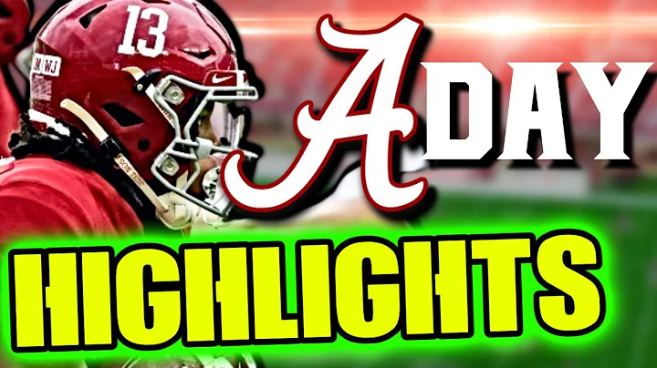 Jahmyr Gibbs is EXPLOSIVE - A-Day Game Highlights ...