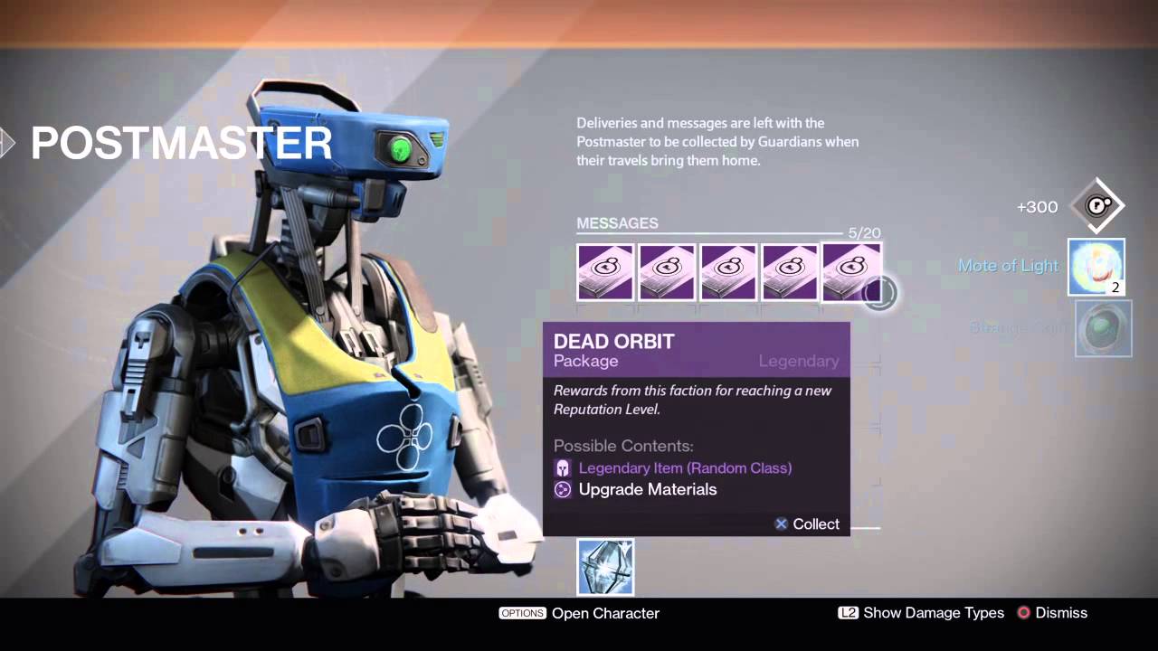 Dead orbit exotic mark + massive package opening