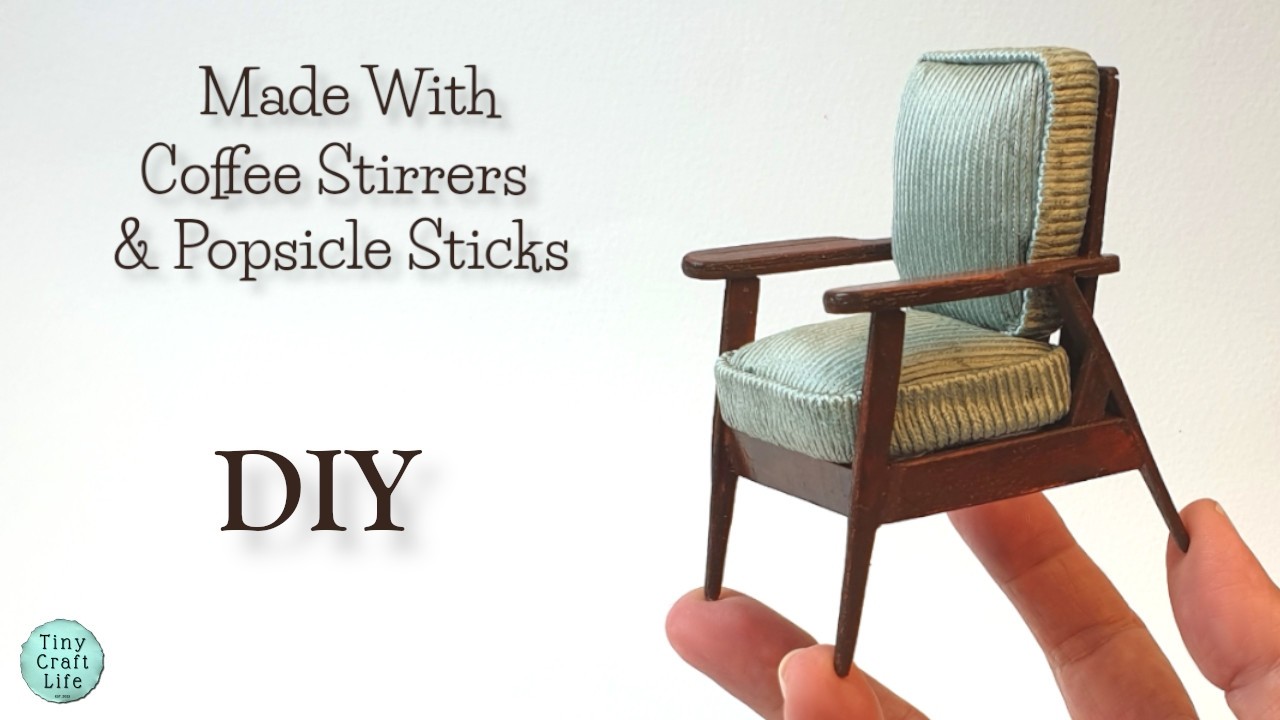 Detailed Craftsmanship | Retro Miniature Armchair |