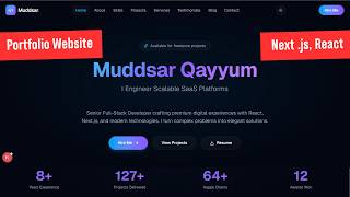 FREE Modern Portfolio Website in Next.js (Source Code + Setup Guide 2026)