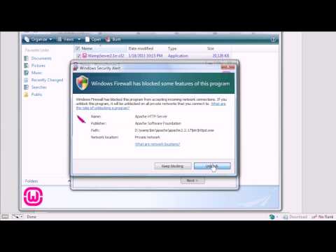 Setting up a webserver locally on your Desktop PC - Part 1 Installing WAMPP Server