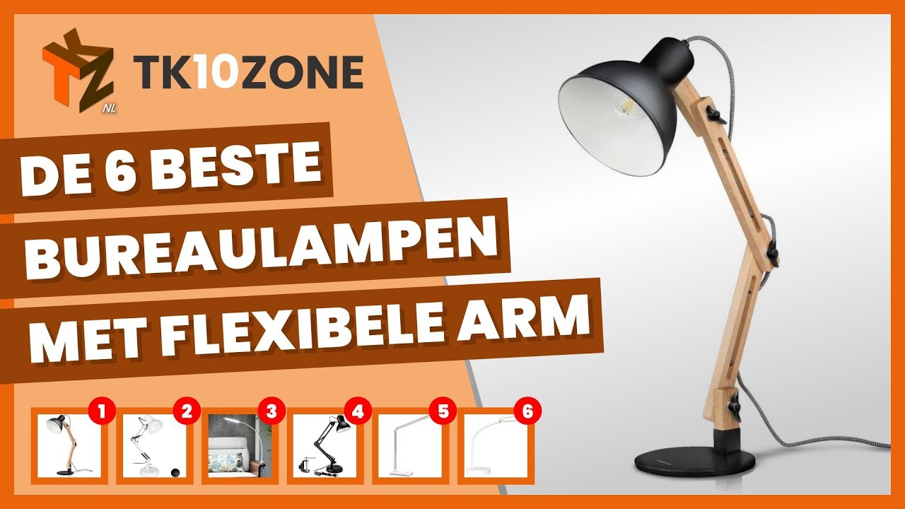 De 6 beste bureaulampen met flexibele arm