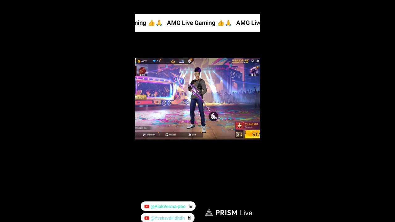 Live streaming of AMG Live Gaming