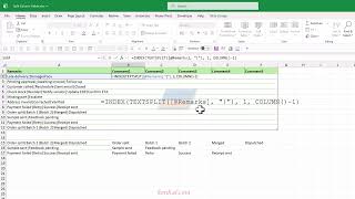 Excel - Array Function in a formatted Table.