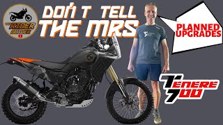 YAMAHA TENERE 700 UPGRADE PLANS & HEADLIGHT PROJECTION TEST