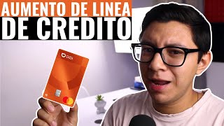 Cómo aumentar la línea de crédito de tu tarjeta DiDiCard  Primer Aumento