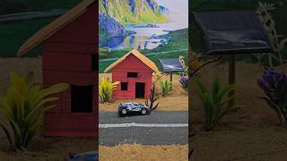 Police Car Accident – Mini Tractor Rescue 🚓🚜#shorts