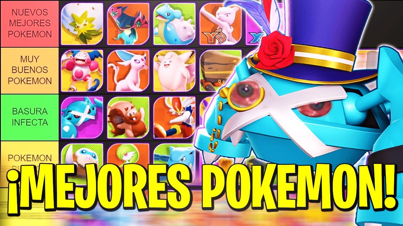 TIER LIST de NUEVOS MEJORES POKEMON RANKED MASTER en POKEMON UNITE ...