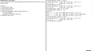 Linux Redhat : LVM Snapshot