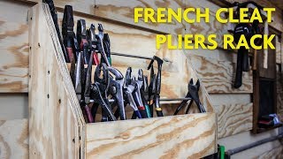 French Cleat Pliers Rack - SHOP ORGANIZATION