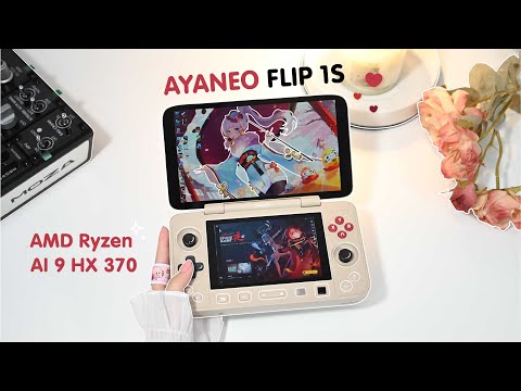 ✨nintendo Ds-style Dual-screen Pc 2025 ! ✨ Ayaneo Flip 1s Ds Aesthetic Unboxing + Flight Sim Setup 🎮