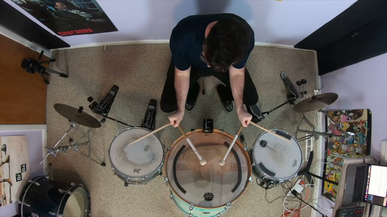 "Gravity Bomb" Blast Beat but this setup makes it easy