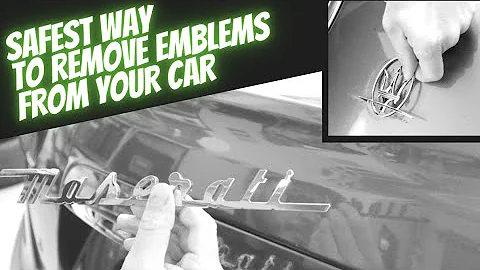 How to SAFELY Remove Emblems from your car | Car De-Badging | Detailing tips and tricks